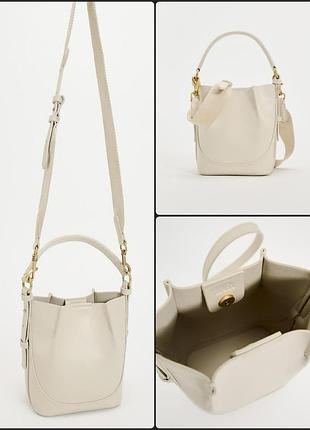 Сумка бочонок zara