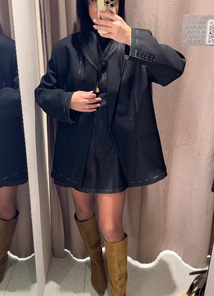 Оригинальный жакет оверсайз zara