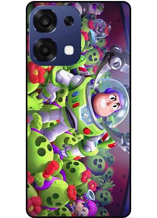 Силиконовый чехол бампер для oppo a6 pro с картинкой базз лайтер бравл buzz lightyear brawl
