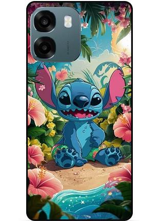 Силіконовий бампер чохол для oppo a6 з малюнком stitch стіч