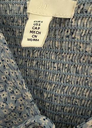 Блуза блузка жіноча блакитна h&m 2