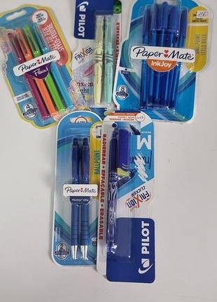 набор ручек и маркеров pelot и paper mate
