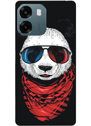 Силіконовий чохол бампер для oppo a6 з малюнком панда