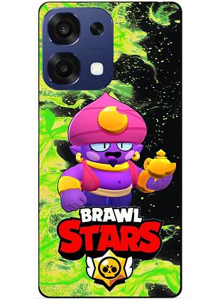 Силіконовий бампер чохол для oppo a6 pro з героєм бравл джин brawl