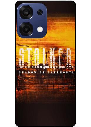 Силіконовий бампер чохол для oppo a6 pro з малюнком stalker сталкер