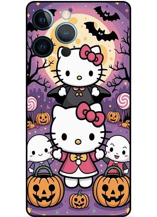 Силиконовый чехол хэллоуин halloween для xiaomi samsung motorola nokia iphone zte vivo oppo realme hello kitty 04