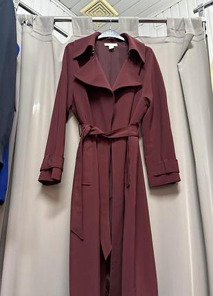 Тренч бордо h&m👌 2