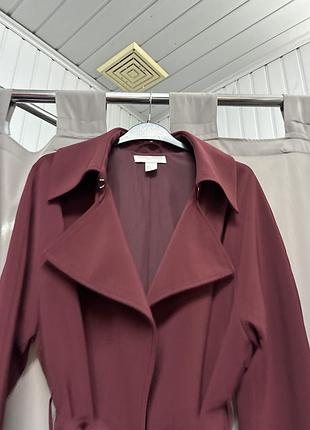 Тренч бордо h&m👌 9