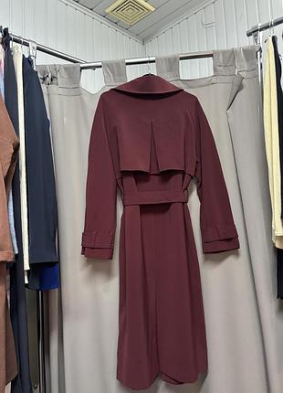 Тренч бордо h&m👌 5