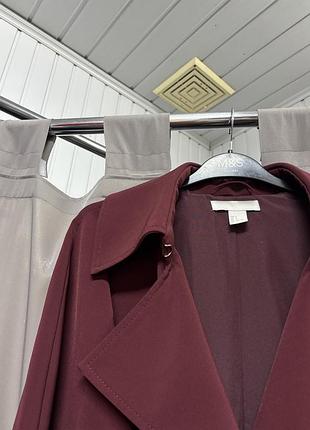 Тренч бордо h&m👌 3