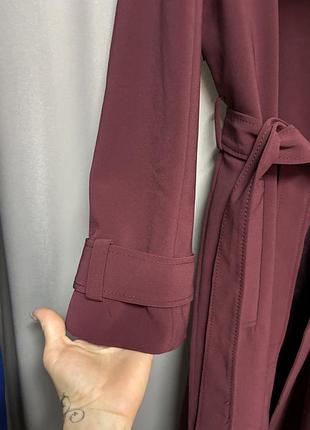 Тренч бордо h&m👌 8