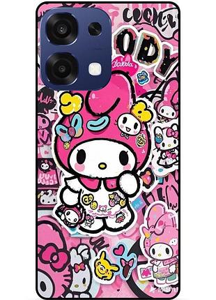 Силиконовый чехол для oppo a6 pro hello kitty kuromi куроми хелло китти