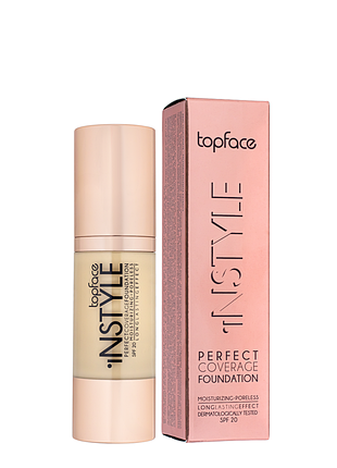Тональная основа topface instyle perfect coverage spf20 no 02 daily skin care