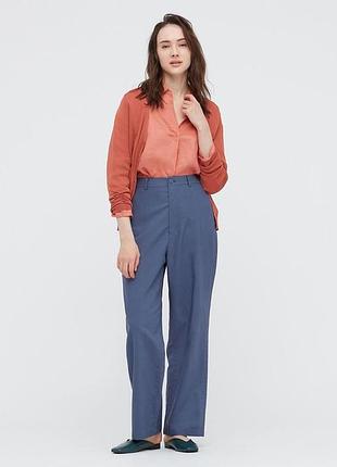 Новые брюки uniqlo вискоза лён