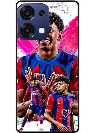 Силіконовий чохол бампер для oppo a6 pro з малюнком lamine yamal ламин ямаль