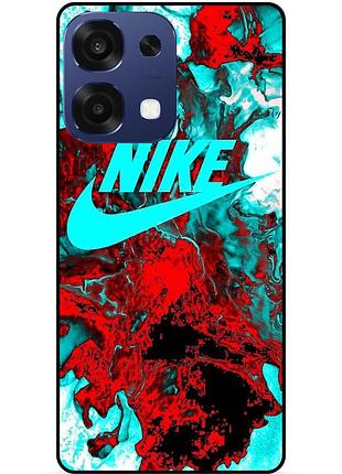 Чехол силиконовый бампер для oppo a6 pro с картинкой найк nike