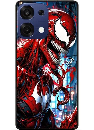 Чехол силиконовый бампер для oppo a6 pro с рисунком веном venom карнаж