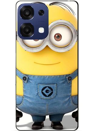 Силіконовий чохол бампер для oppo a6 pro з малюнком міньйон стюарт minion