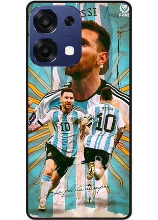 Силіконовий чохол бампер для oppo a6 pro з малюнком messi or мессі