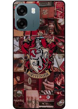 Чехол силиконовый бампер для oppo a6 с рисунком гриффиндор gryffindor гарри поттер harry potter
