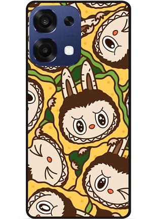 Чехол силиконовый бампер для oppo a6 pro лабубу labubu