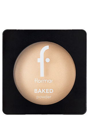 Пудра для лица запеченная flormar baked terracota powder no 20 soft beige мягкая бежевая
