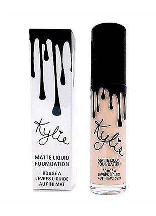 Тональный крем kylie matte liquid foundation no 103 темно-бежевый daily skin care