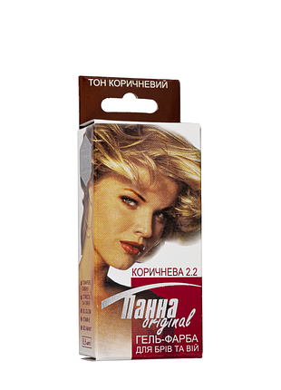 Краска для бровей и ресниц панна original коричневая