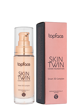Тональная основа topface skin twin cover foundation spf20 no 02 daily skin care