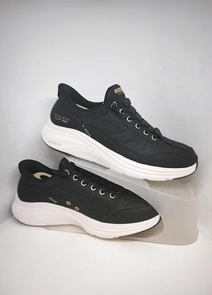 Кросівки жіночі skechers slip-ins: contour foam - cozy fit golden hour (150413-bkrg) оригінал, нові, у коробці