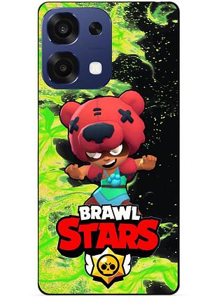Силіконовий бампер чохол для oppo a6 pro з героєм бравл ніта brawl