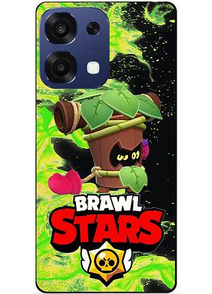 Чехол силиконовый бампер для oppo a6 pro с героем бравл транк brawl