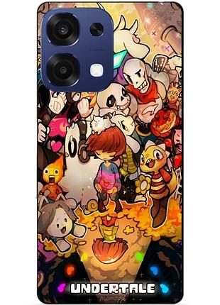 Силіконовий чохол бампер для oppo a6 pro з малюнком андертейл undertale
