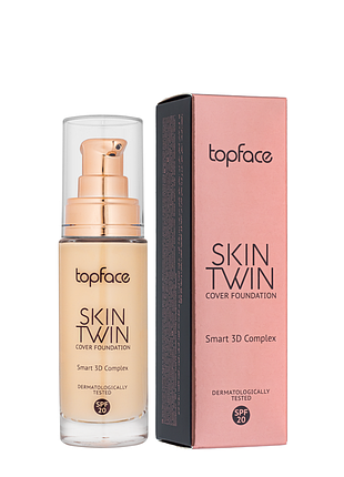 Тональная основа topface skin twin cover foundation spf20 no 04 daily skin care