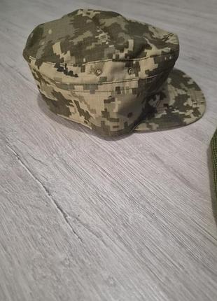Шапка кепка камуфляж зимняя козырек фуражка полевой военный