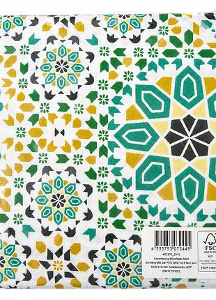 Комплект наволочек satin из микрофибры, 2 шт., 70×50 см- livarno home green kaleidoskop