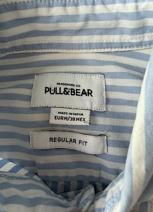 Чоловіча сорочка pull&bear regular fit розмір м 4