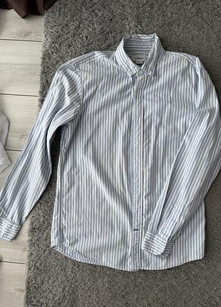 Чоловіча сорочка pull&bear regular fit розмір м 3