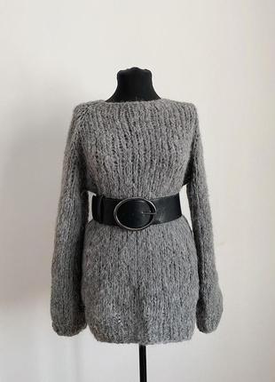 Мягкий свитер оверсайз из шерсти альпака4 фото