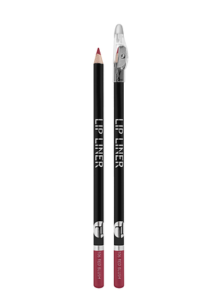 Олівець для губ дерев'яний з точилкою jovial luxe lip liner № 106 red blush рожево-червоний daily skin care