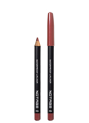 Карандаш для губ notage waterproof lip liner водостойкий no 704 темный натуральный daily skin care