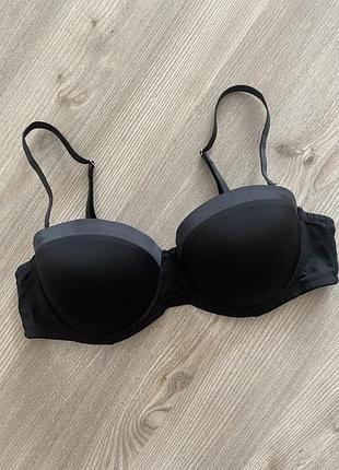 Чорний бюст балконет анжеліка primark