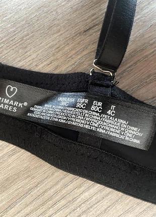 Чорний бюст балконет анжеліка primark 4