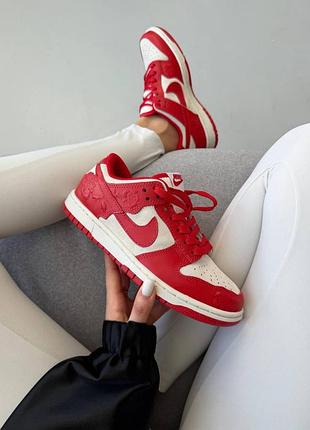 Кросівки жіночі nike sb dunk | red rose premium
