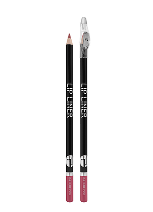 Олівець для губ дерев'яний з точилкою jovial luxe lip liner № 104 nude pink нюдово-рожевий daily skin care