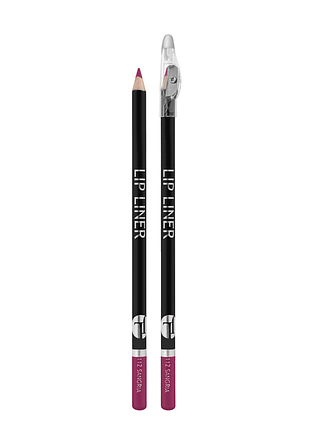 Олівець для губ дерев'яний з точилкою jovial luxe lip liner № 112 sangria бузкова фуксія daily skin care