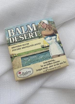 Thebalm balm desert bronzer/blush  рум'яна-бронзер