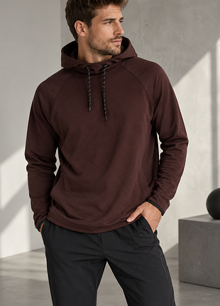 Мужское худи old navy active dynamic fleece шоколад