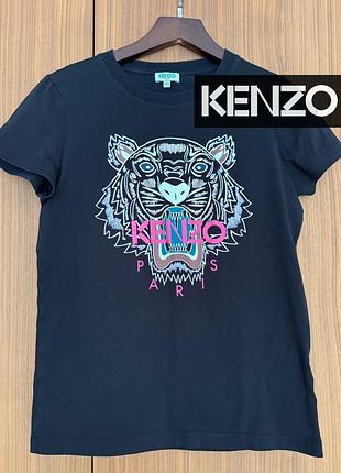 Футболка kenzo с логотипом tiger (оригинал)