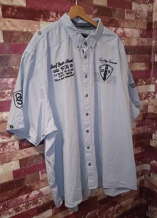 Сорочка чоловіча з коротким рукавом,  6xl.